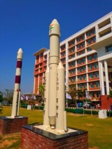 ISRO rocket replica