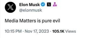 Elon's Tweet